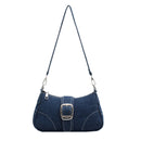 Buckle Detail Denim Shoulder Bag CS Accessory Partners