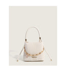 Chain Detail Pleated Handbag CS Accessory Partners