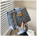 Diamond Pattern Rectangular Shoulder Bag CS Accessory Partners