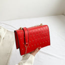 Rhombus Pattern Gold Detail Shoulder Bag CS Accessory Partners