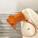 Metallic Crocodile Pattern Baguette Bag & Wallet CS Accessory Partners