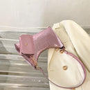 Metallic Crocodile Pattern Baguette Bag & Wallet CS Accessory Partners