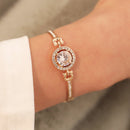 Cuff Bracelet With Round Rhinestone CS Accessory Partners