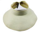 Roll Up Straw Hat Visor CS Accessory Partners