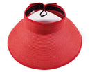 Roll Up Straw Hat Visor CS Accessory Partners