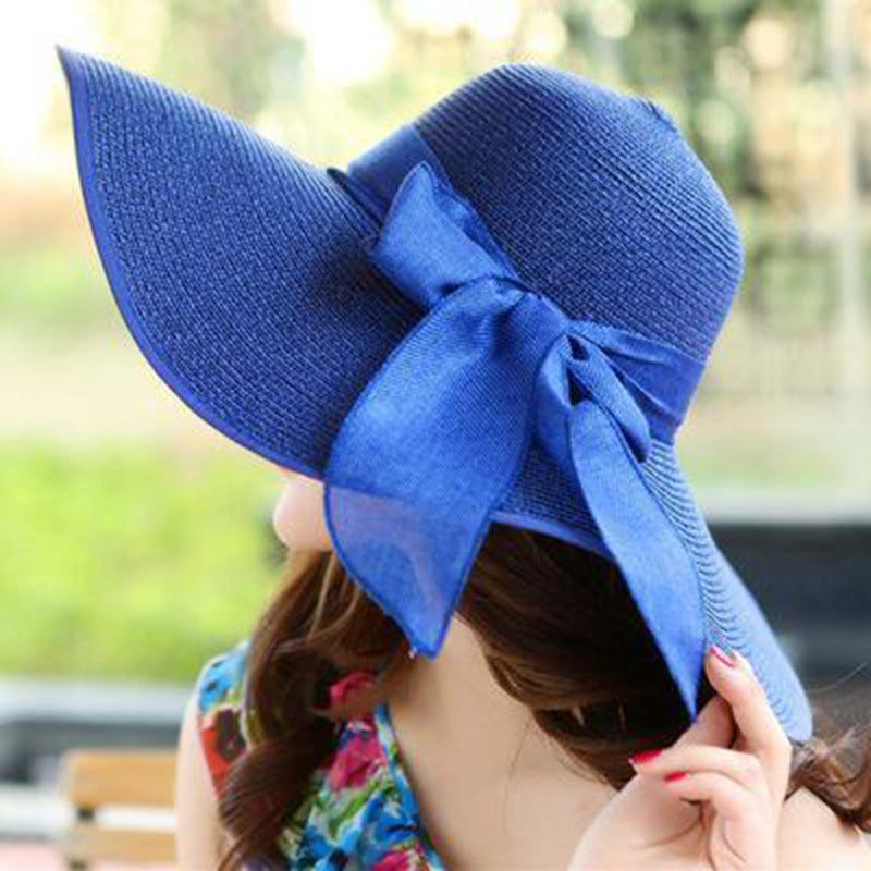 Foldable Wide Brim Hat With Bow CS Accessory Partners