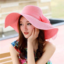 Foldable Wide Brim Hat With Bow CS Accessory Partners