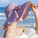 Foldable Wide Brim Hat With Bow CS Accessory Partners